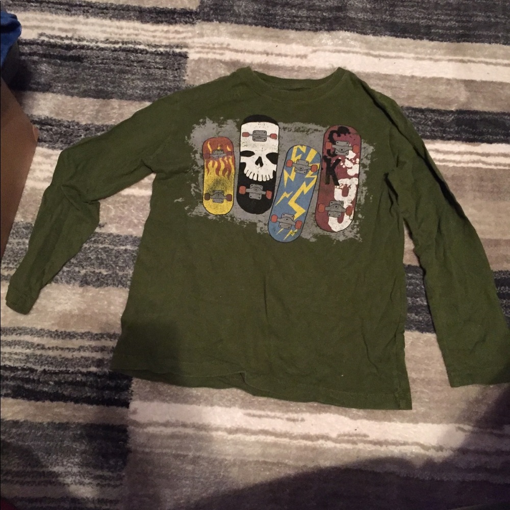 Place children’s sz7/8 🏄 surf board ls t shirt